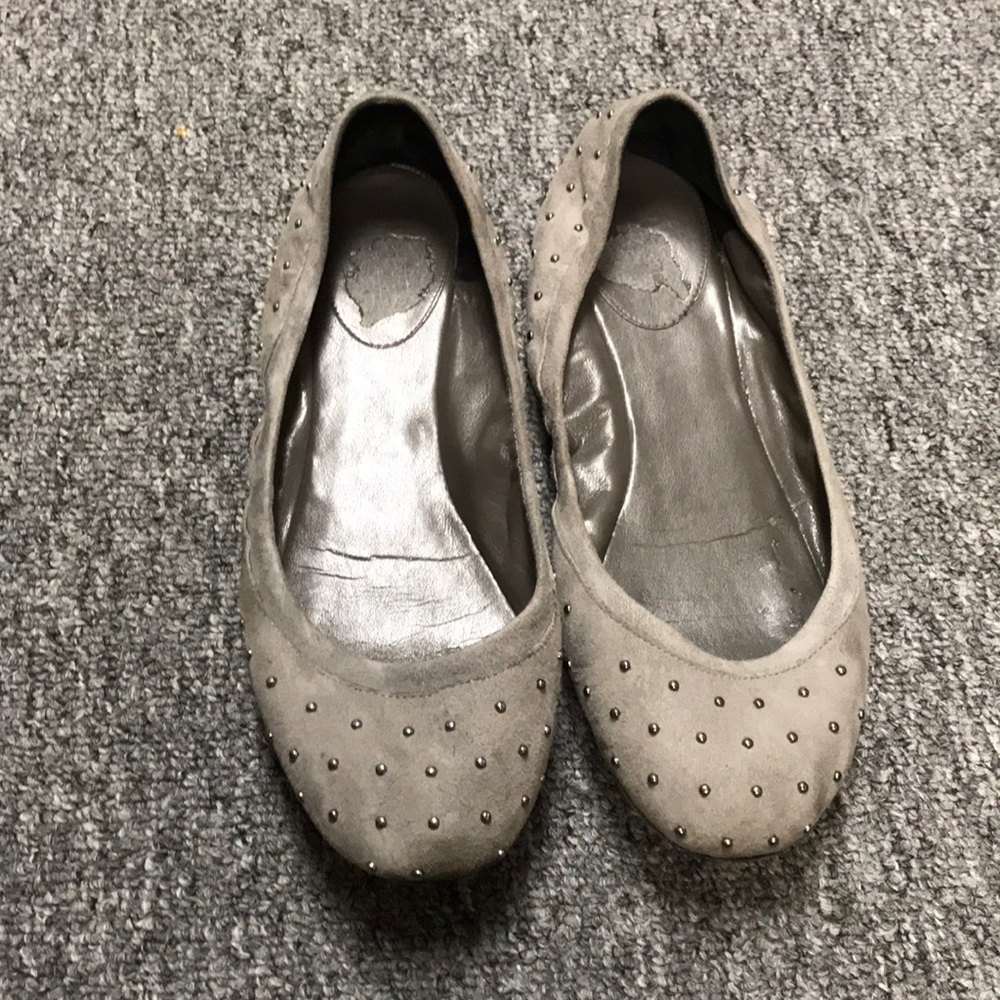 Maria Sharpova Cole Haan grey ballerina flat